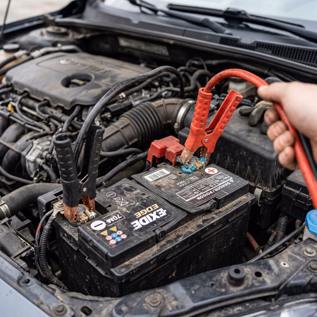 Car battery jump start