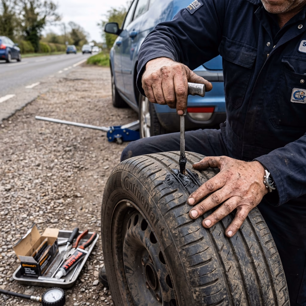 Tyre repair service